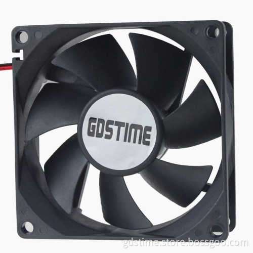 5-48V 80mm 3 Inch DC Cooling Fan 80x80x25